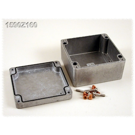 Hammond Screws Electrical Enclosures, 6.3 in H, 3.53 in D, 6.3 in W 1590Z160